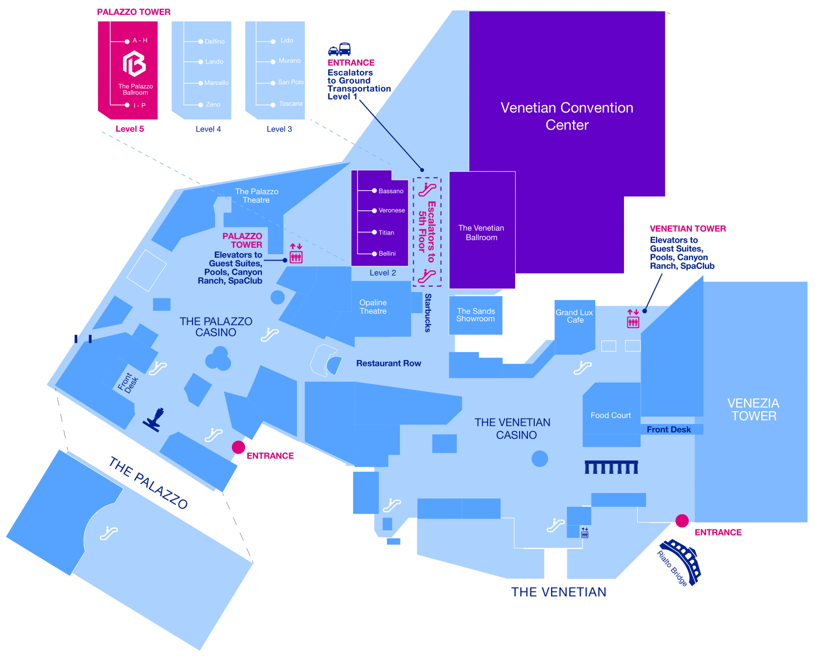 Venetian Map: Delfino Room